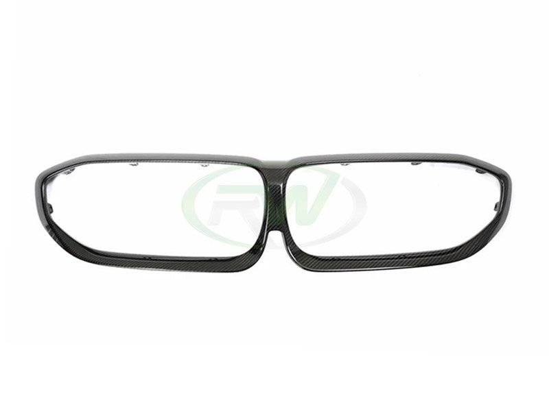 RW Carbon BMW G20 Carbon Fiber Grille Surrounds-Exterior-Silicon Valley Bimmer