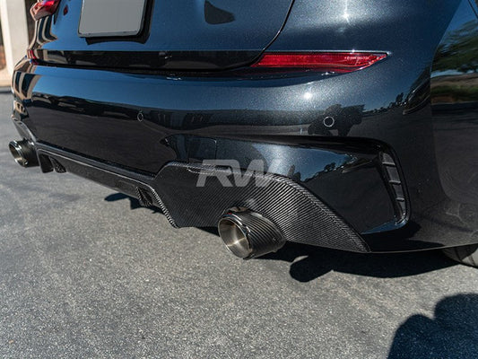RW Carbon BMW G20 Performance Style Carbon Fiber Diffuser-Exterior-Silicon Valley Bimmer