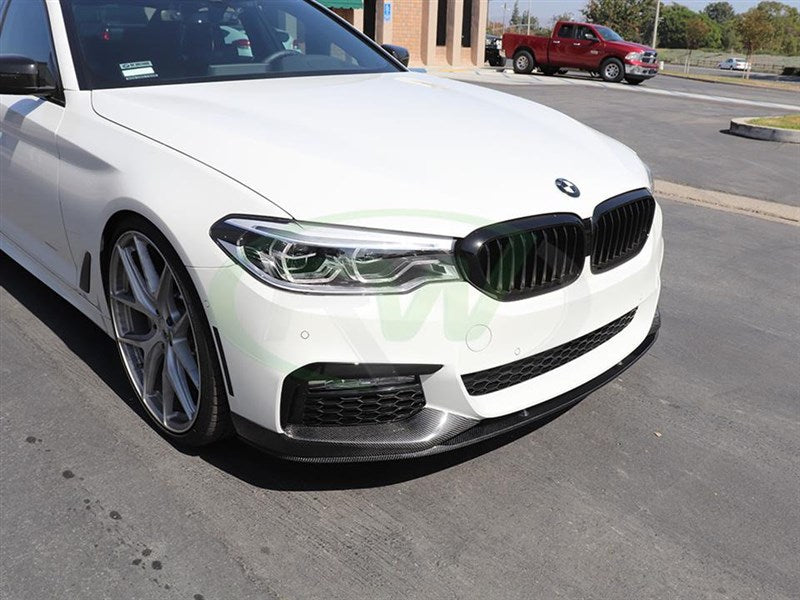 RW Carbon BMW G30 Performance Style CF Front Lip Spoiler-Exterior-Silicon Valley Bimmer