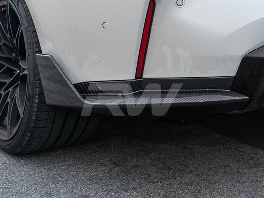 RW Carbon BMW G82/G83 M4 CF Performance Style Diffuser Sides-Exterior-Silicon Valley Bimmer