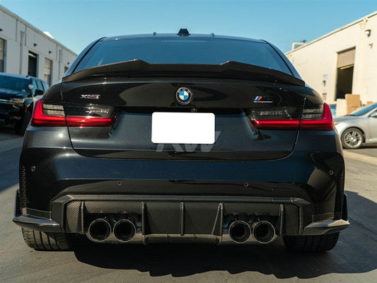 RW Carbon BMW G8X Carbon Fiber Diffuser Trim-Exterior-Silicon Valley Bimmer