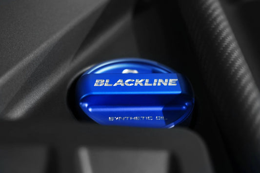 BMW 2021+ S58 Engine BLACKLINE Performance Motorsport BLUE Cap Set (Oil Cap / Coolant Caps)