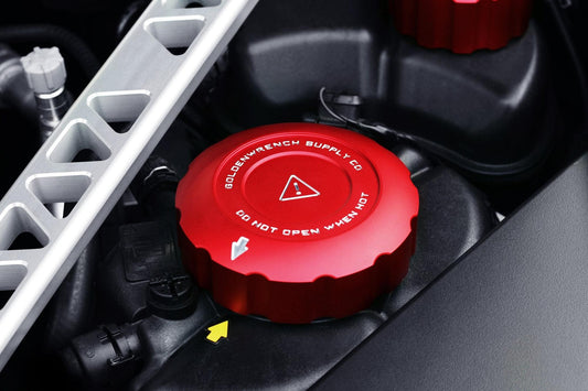 Toyota GR Supra 2020+ (A90) Blackline Performance Coolant Cap Set-Exterior-Silicon Valley Bimmer