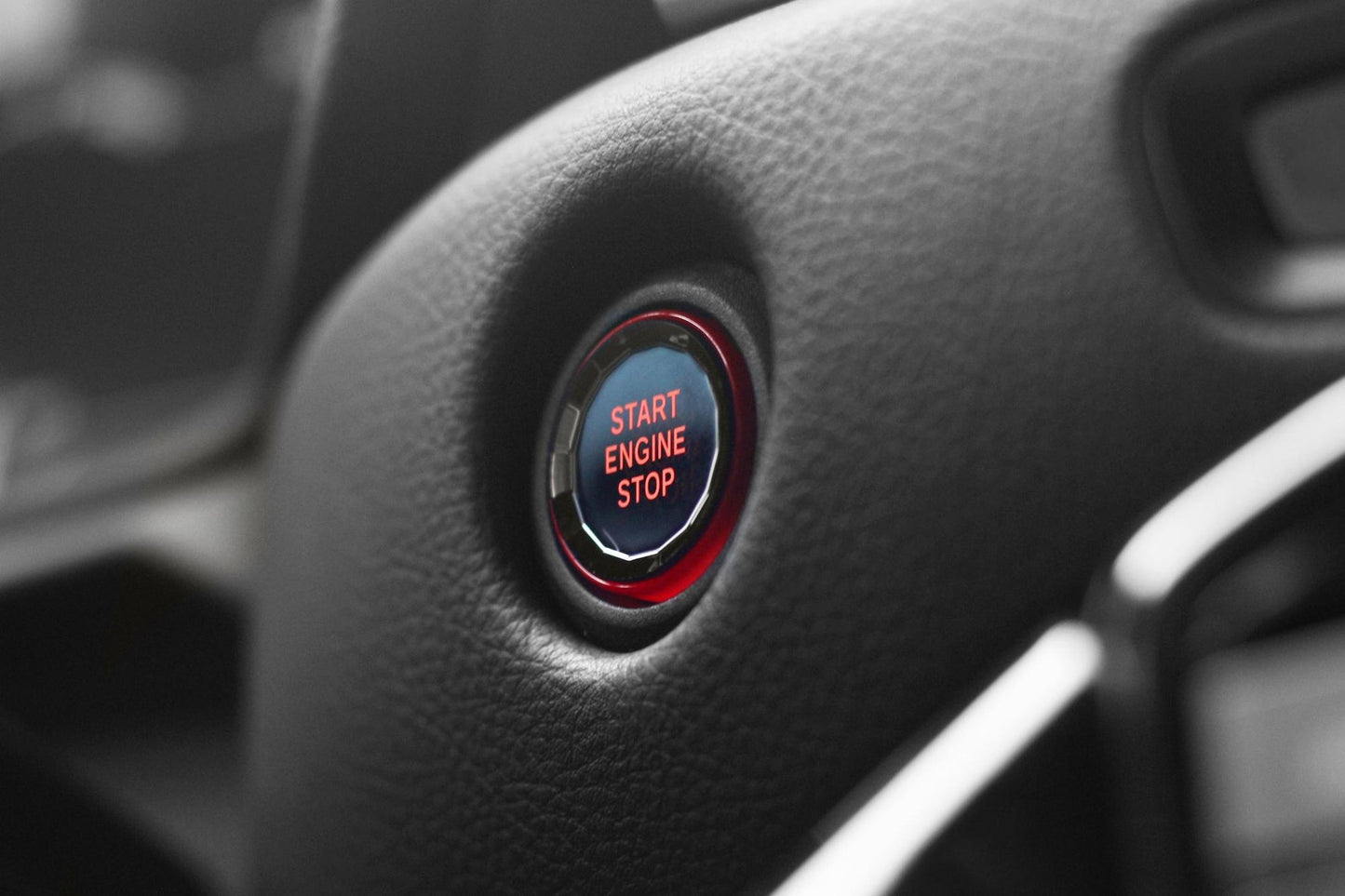 Toyota GR Supra 2020+ (A90) Blackline Performance Engine Start Button-Interior-Silicon Valley Bimmer