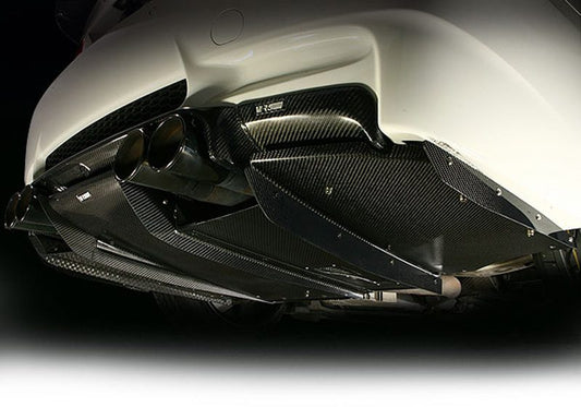 Varis Carbon Fiber Lower Rear Diffuser for BMW E92 M3-Exterior-Silicon Valley Bimmer