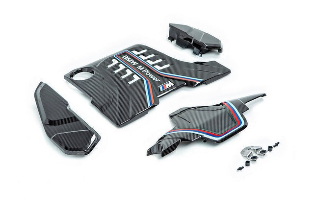 BMW M Performance F90 M5 / F91 F92 F93 M8 Carbon Engine Cover Carbon Extension Set
