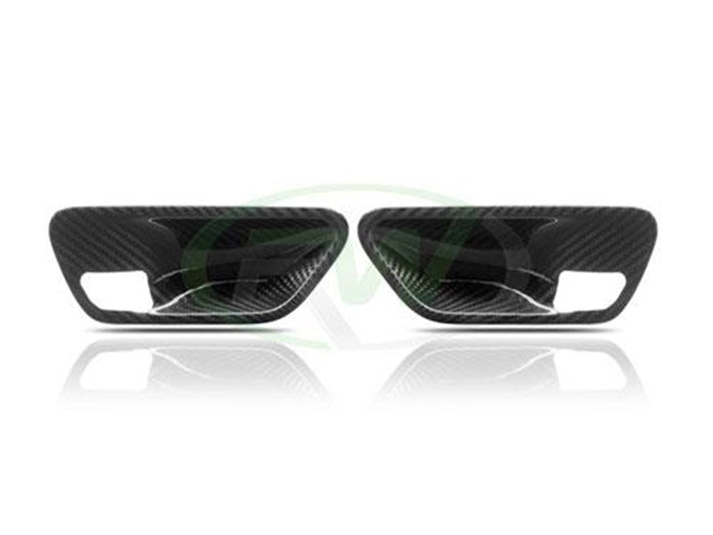 RW Carbon BMW F30 F32 F8x Carbon Fiber Door Handle Trims