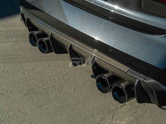 RW Carbon BMW G8X M3/M4 OEM Style Carbon Fiber Diffuser