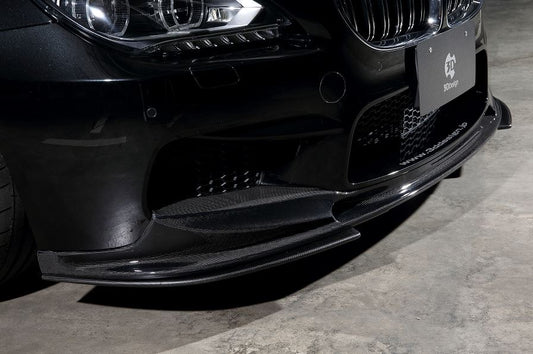 3D Design F06 / F12 / F13 M6 Matte Carbon Under Splitter Set