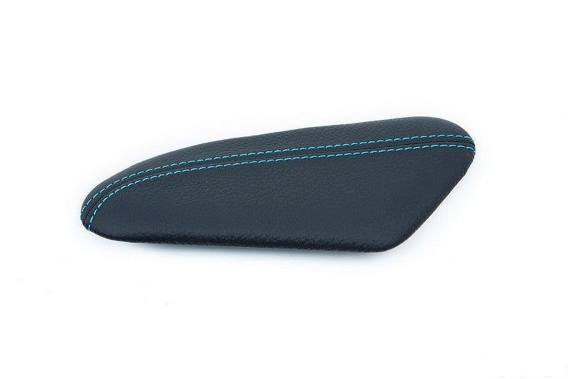 IND F87 M2 Stitched Leather Knee Pad - Polar Blue