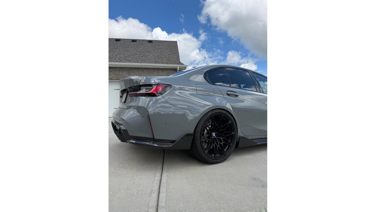 NWCarbon Haus G8X Dry Carbon Fiber MP Rear Splitters