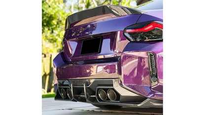 NWCarbon Haus G87 Dry Carbon Fiber V Style High Kick Trunk Spoiler