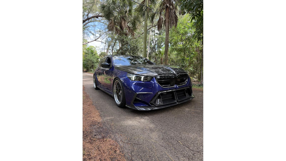 NWCarbon Haus G90/G99 M5 SQ Style Carbon Fiber Front Bumper Center Trim