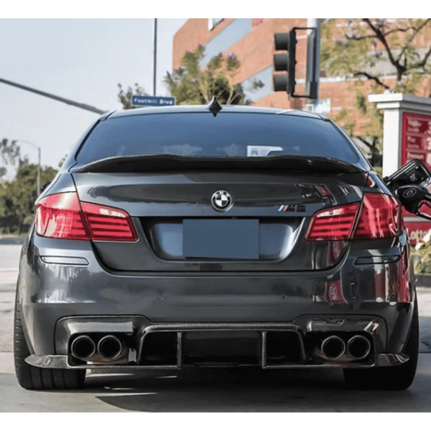 Suvneer PSM Designed F10 Carbon Fiber Trunk Spoiler