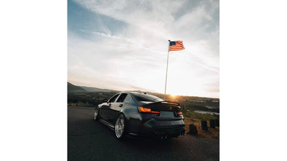 NWCarbon Haus G80 M3 Dry Carbon Fiber AD Style High Kick Trunk Spoiler