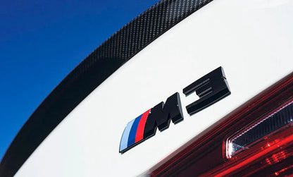 BMW F80 M3 Trunk Emblem - Gloss Black