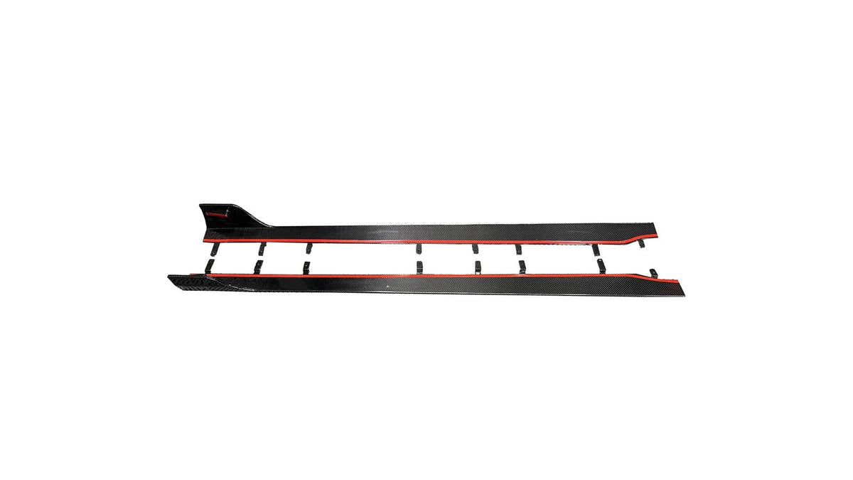 NWCarbon Haus G87 Dry Carbon Fiber AT Style Side Skirts