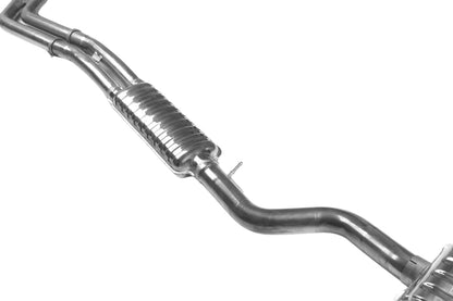 Eisenmann E90 / E91 330i Stainless Center Pipe - Resonated