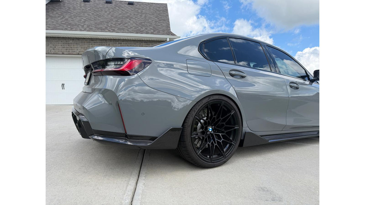 NWCarbon Haus G8X Dry Carbon Fiber MP Rear Splitters