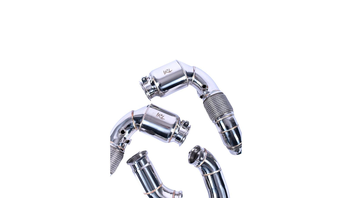 IRL G90 G99 M5 MaxFlow 400 CEL Downpipes