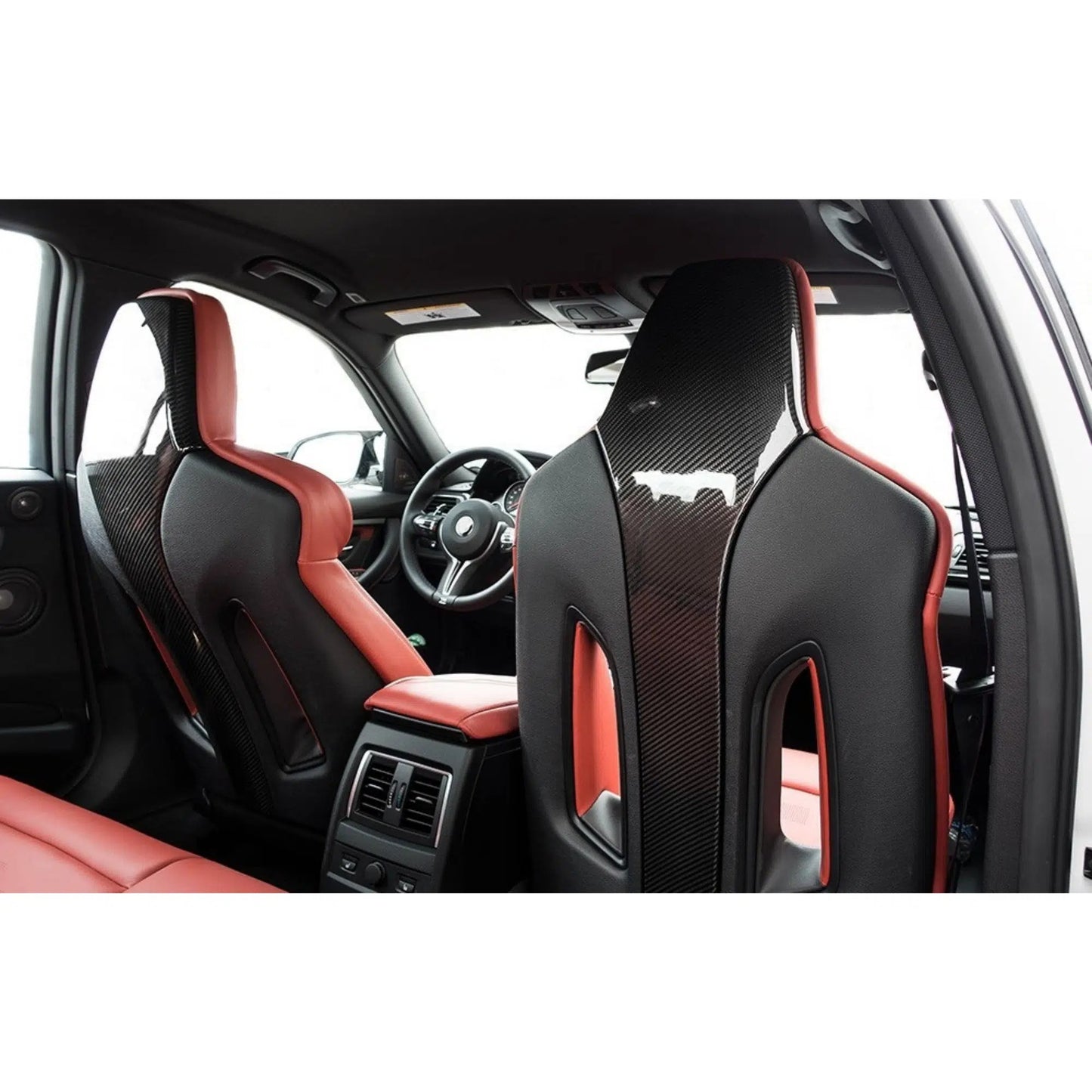 Suvneer Motorsports™ Carbon Fiber F8X Back Seat Covers