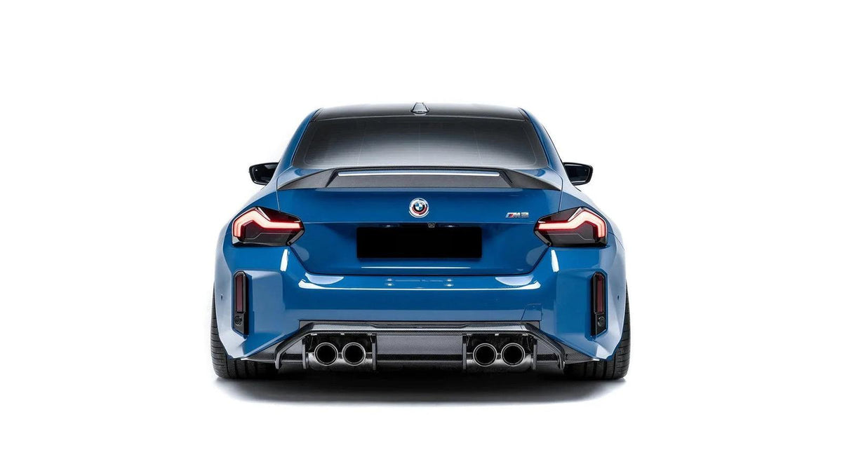 NWCarbon Haus G87 Dry Carbon Fiber AD Style High Kick Trunk Spoiler
