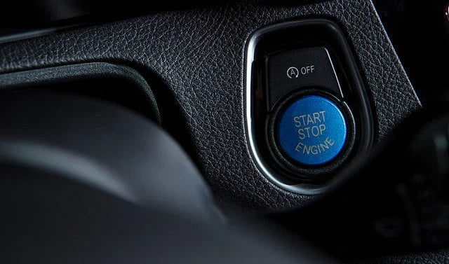 IND F87 M2 Polar Blue Start / Stop Button