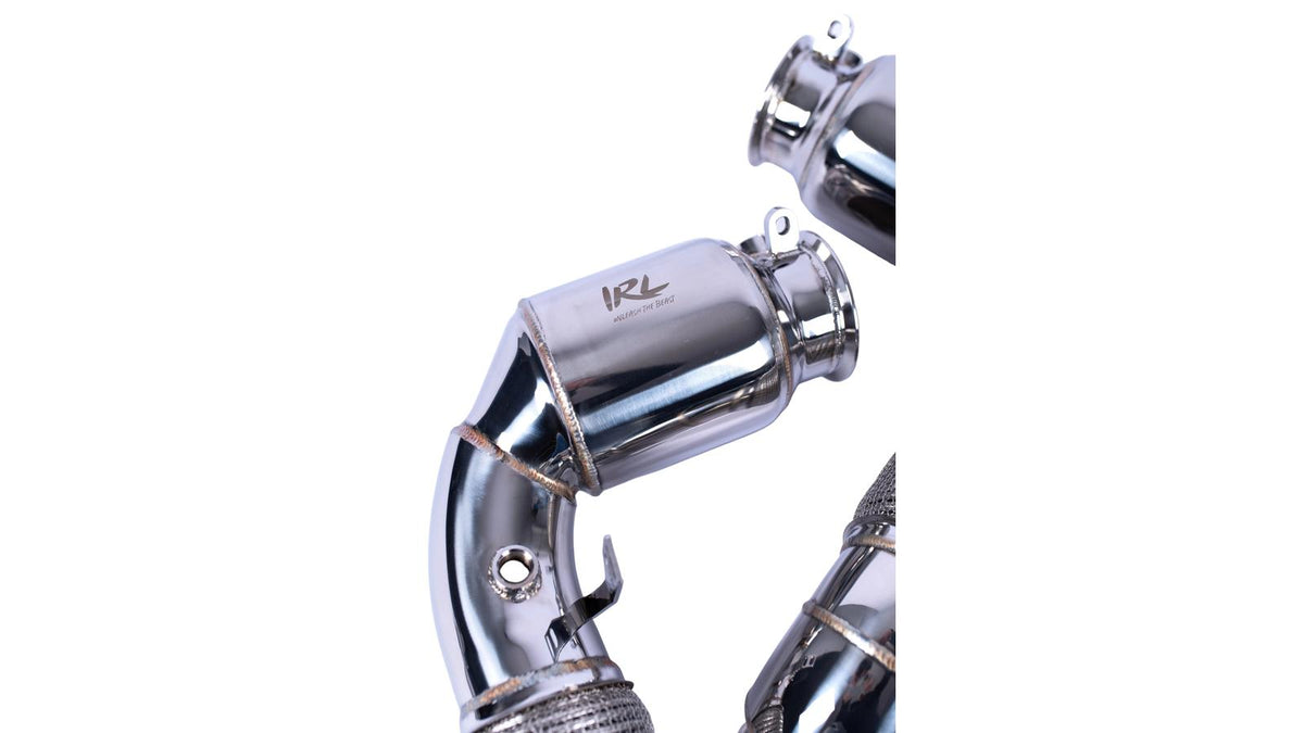 IRL G90 G99 M5 MaxFlow 400 CEL Downpipes