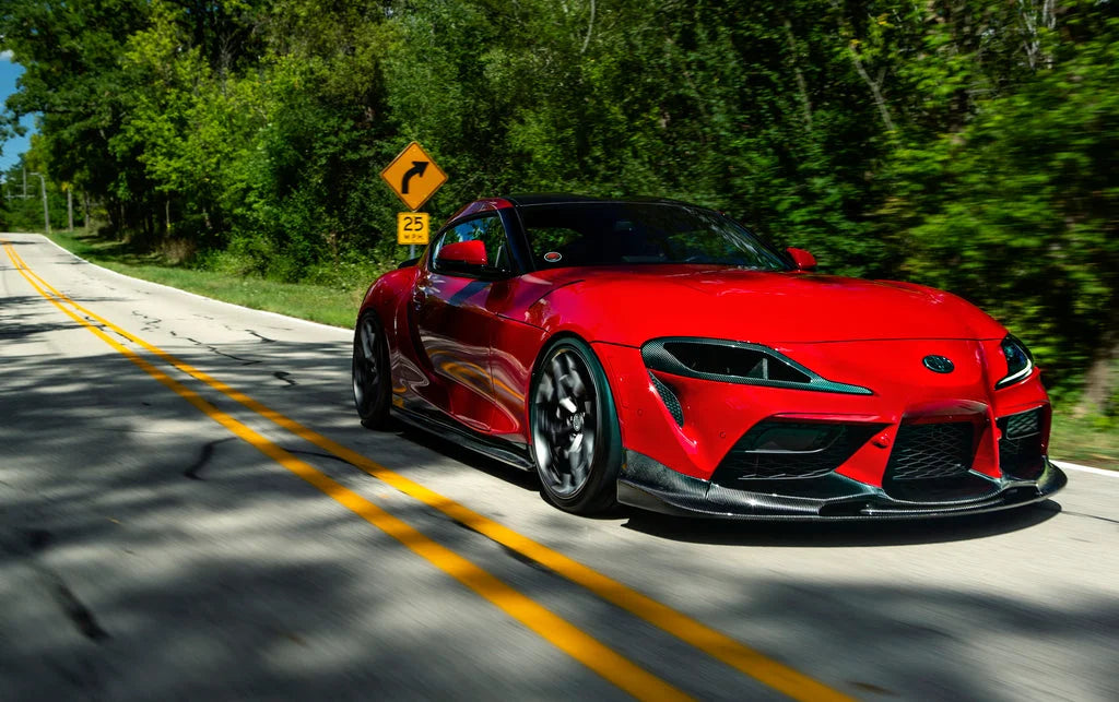 3D Design A90 Supra Carbon Front Lip-Exterior-Silicon Valley Bimmer