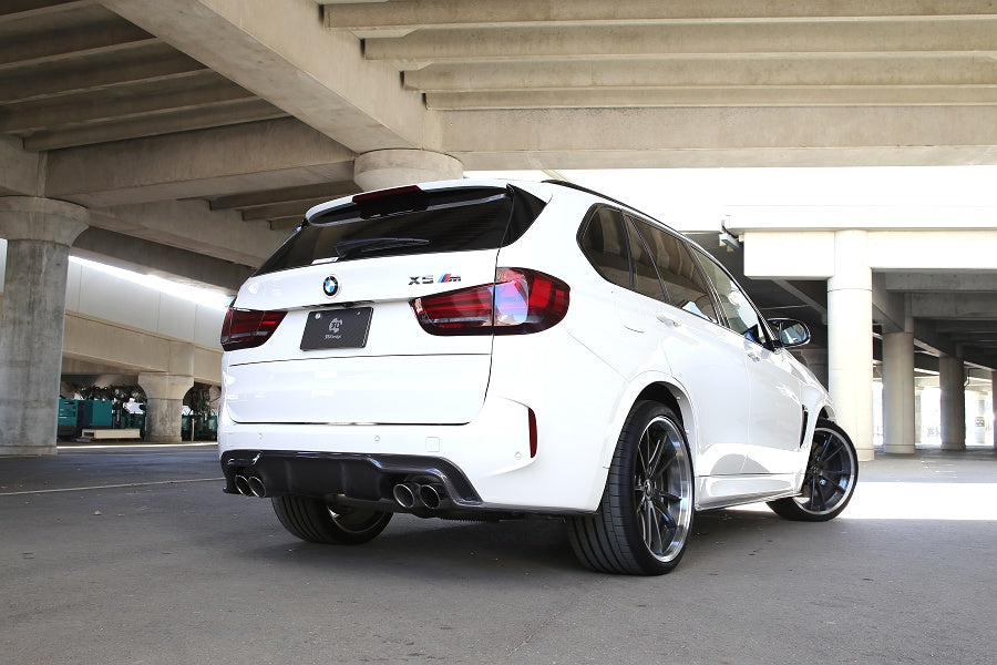3D Design F85 X5M Carbon Rear Diffuser-Exterior-Silicon Valley Bimmer