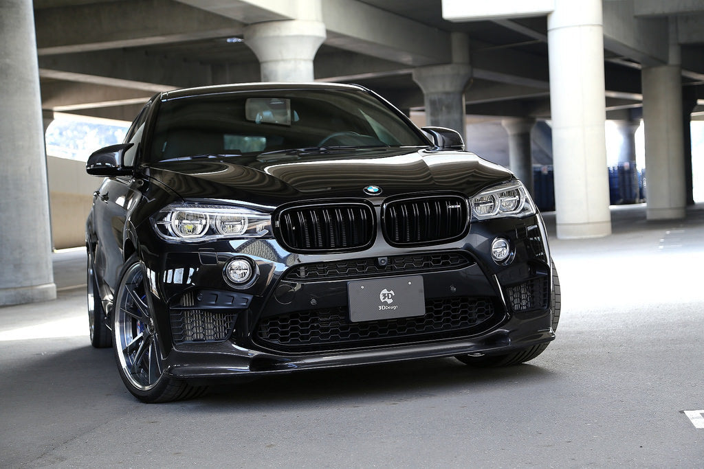 3D Design F86 X6M Carbon Fiber Front Lip-Exterior-Silicon Valley Bimmer