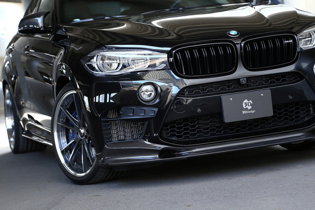 3D Design F86 X6M Carbon Fiber Front Lip-Exterior-Silicon Valley Bimmer