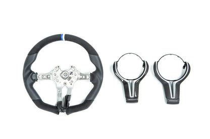 3D Design F8X M2 / M3 / M4 Alcantara + Leather Steering Wheel-Interior-Silicon Valley Bimmer