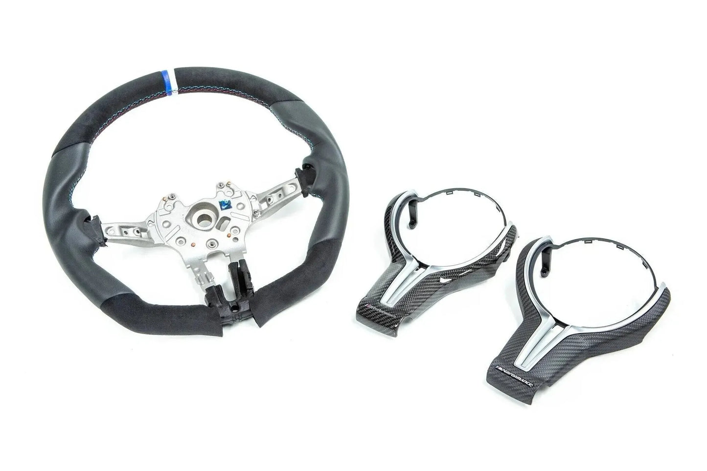 3D Design F8X M2 / M3 / M4 Alcantara + Leather Steering Wheel-Interior-Silicon Valley Bimmer