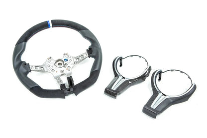 3D Design F8X M2 / M3 / M4 Alcantara + Leather Steering Wheel-Interior-Silicon Valley Bimmer