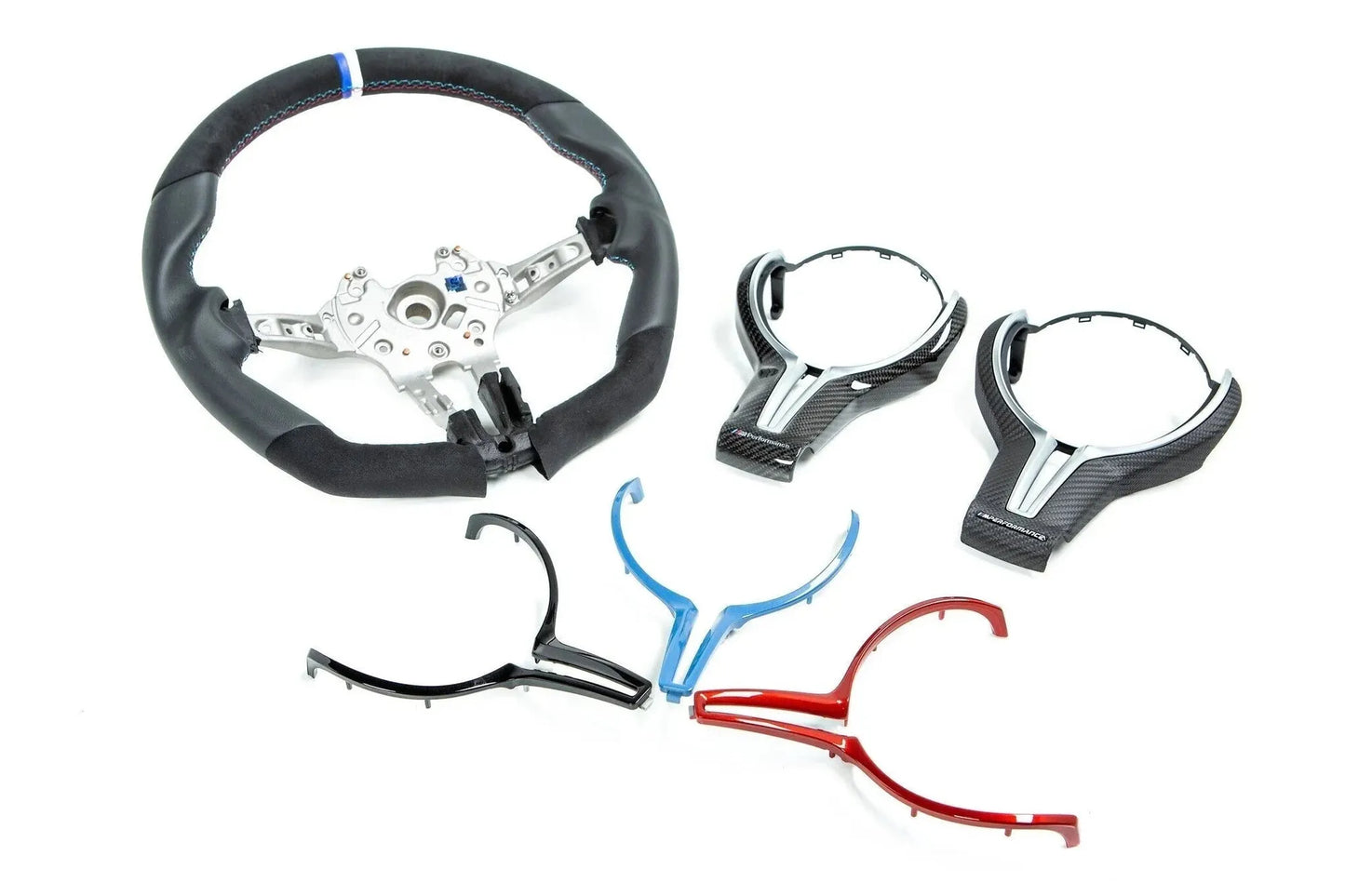 3D Design F8X M2 / M3 / M4 Alcantara + Leather Steering Wheel-Interior-Silicon Valley Bimmer