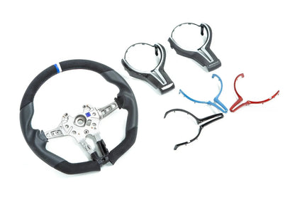 3D Design F8X M2 / M3 / M4 Alcantara + Leather Steering Wheel-Interior-Silicon Valley Bimmer