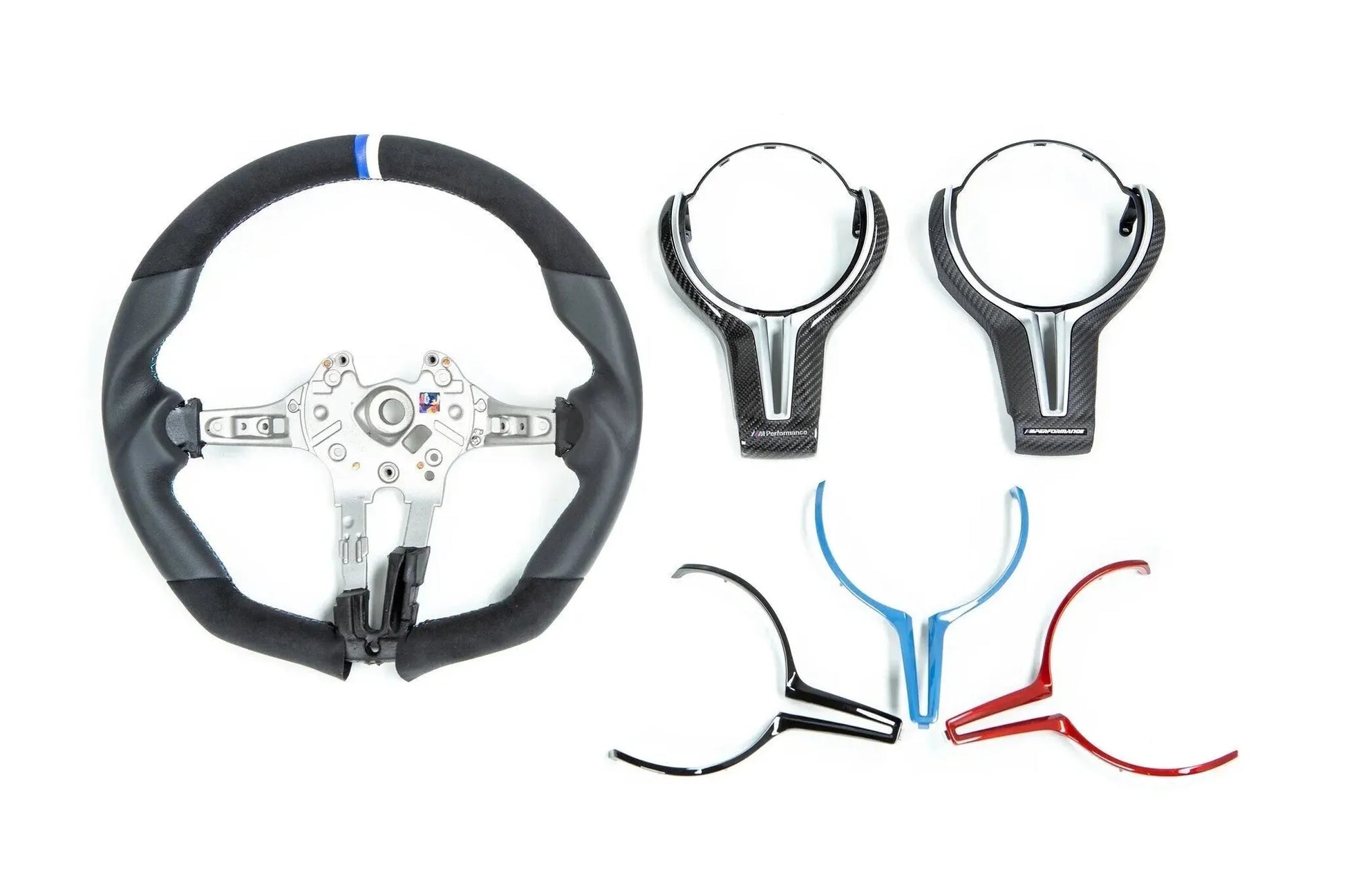 3D Design F8X M2 / M3 / M4 Alcantara + Leather Steering Wheel-Interior-Silicon Valley Bimmer