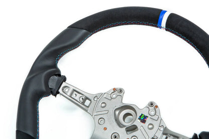 3D Design F8X M2 / M3 / M4 Alcantara + Leather Steering Wheel-Interior-Silicon Valley Bimmer