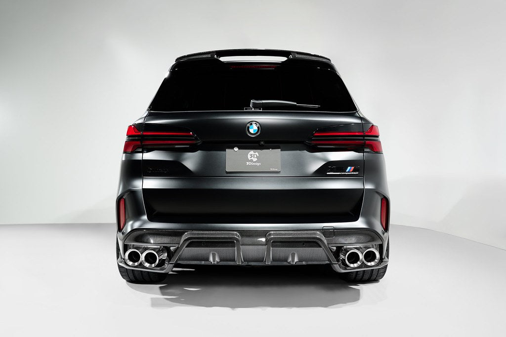 3D Design F95 X5M LCI Carbon Rear Diffuser Set-Exterior-Silicon Valley Bimmer