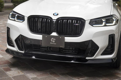 3D Design G01 X3 / G02 X4 LCI M-Sport Front Lip-Exterior-Silicon Valley Bimmer