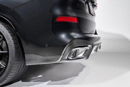 3D Design G05 X5 LCI Carbon Rear Diffuser Set-Exterior-Silicon Valley Bimmer