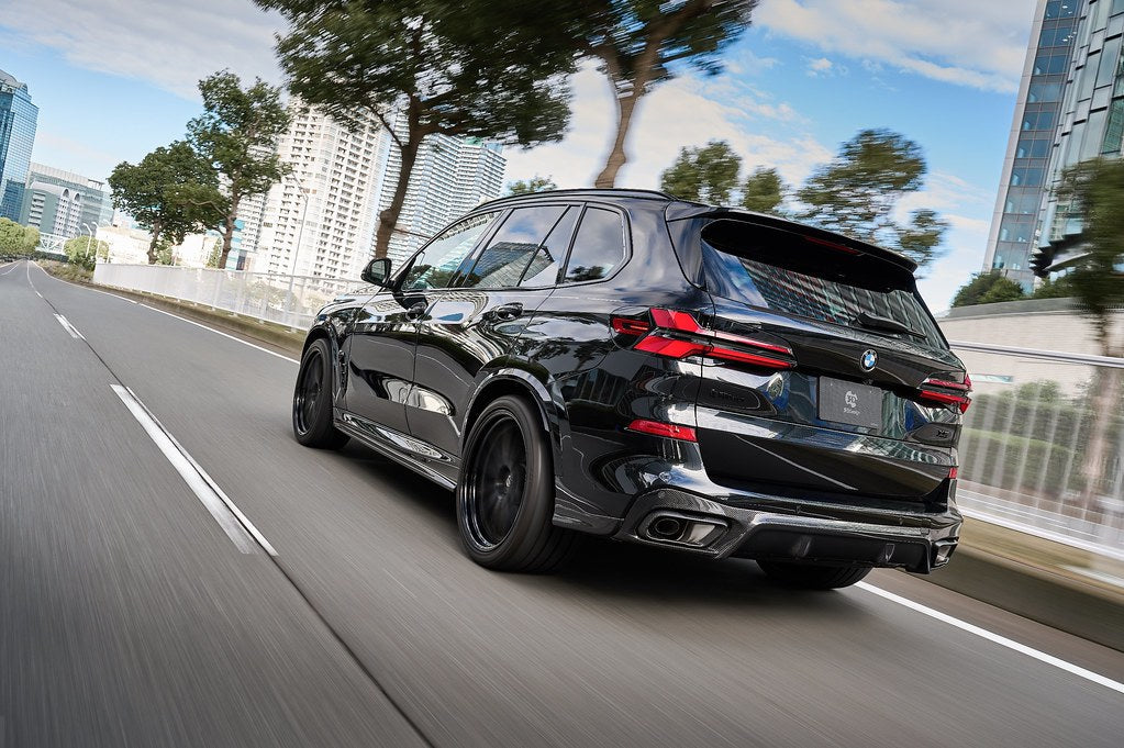 3D Design G05 X5 LCI Carbon Rear Diffuser Set-Exterior-Silicon Valley Bimmer