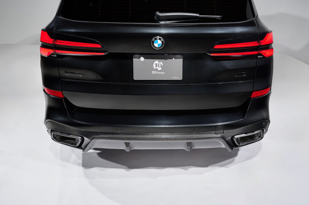 3D Design G05 X5 LCI Carbon Rear Diffuser Set-Exterior-Silicon Valley Bimmer