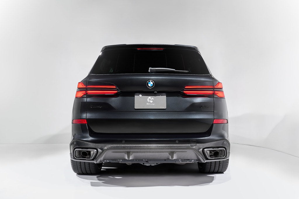 3D Design G05 X5 LCI Carbon Rear Diffuser-Exterior-Silicon Valley Bimmer