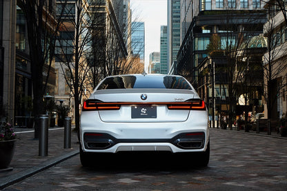 3D Design G11 / G12 7-Series LCI M-Sport Rear Diffuser-Exterior-Silicon Valley Bimmer