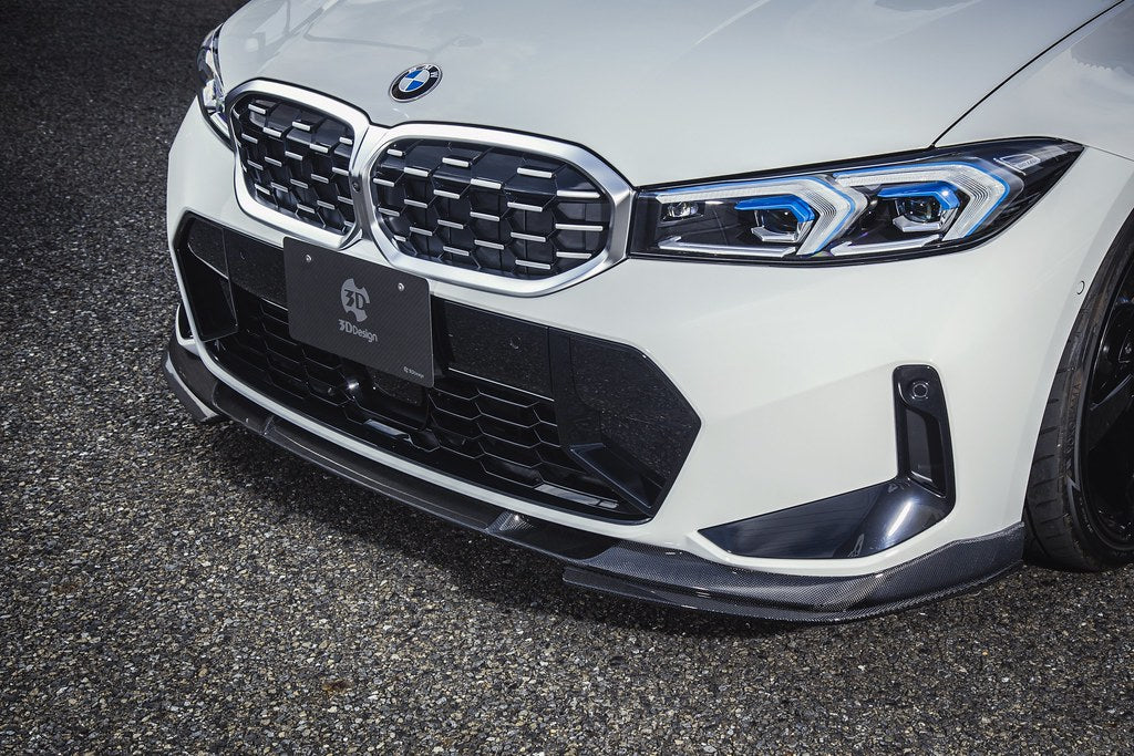 3D Design G20 / G21 3-Series LCI M-Sport Carbon Under Splitter Set-Exterior-Silicon Valley Bimmer