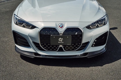 3D Design G26 4-Series Gran Coupe / i4 M-Sport Carbon Front Lip-Exterior-Silicon Valley Bimmer