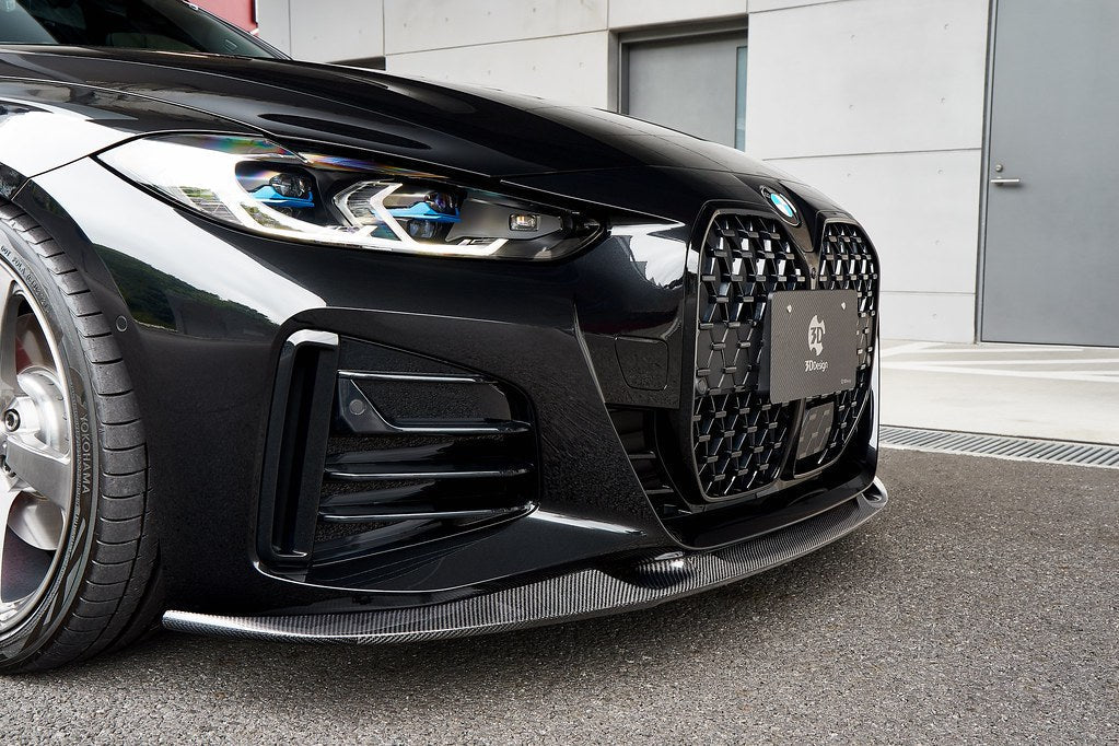 3D Design G26 4-Series Gran Coupe / i4 M-Sport Carbon Front Lip-Exterior-Silicon Valley Bimmer