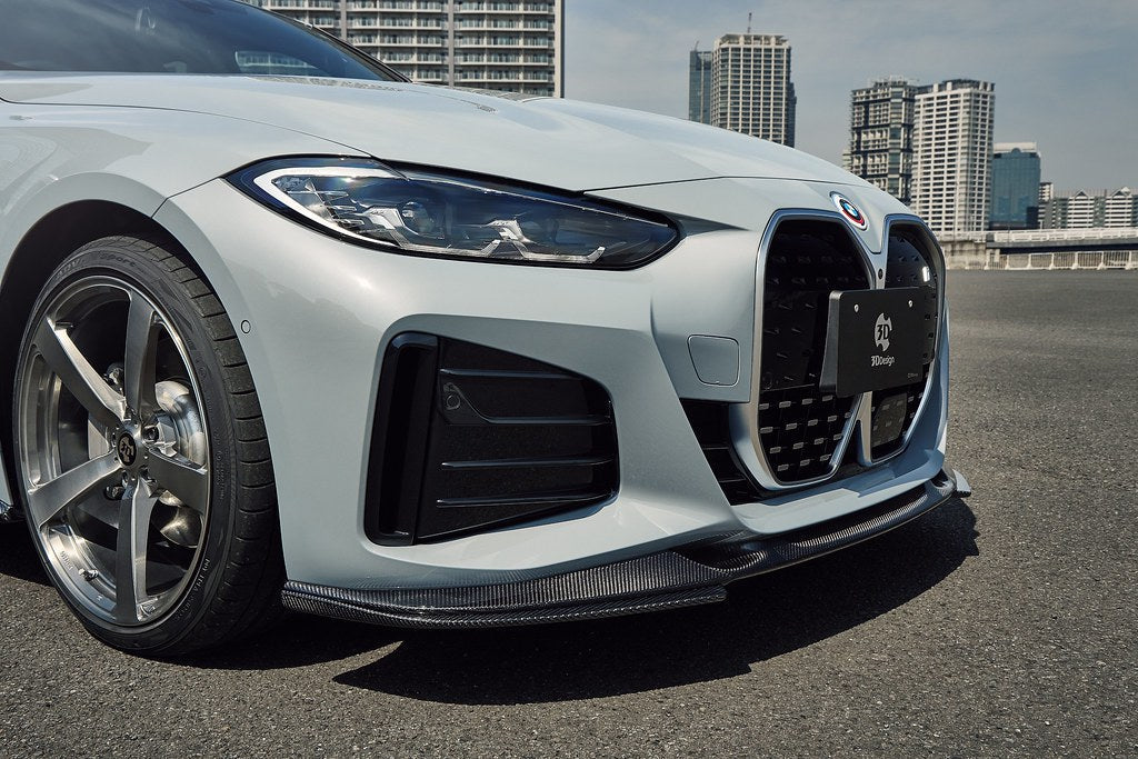 3D Design G26 4-Series Gran Coupe / i4 M-Sport Carbon Front Lip-Exterior-Silicon Valley Bimmer